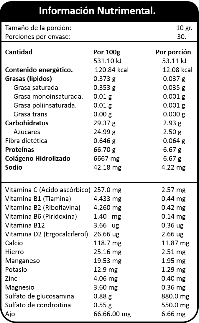COLÁGENO HDROLIZADO HYPERTROX - SALUD ARTICULAR